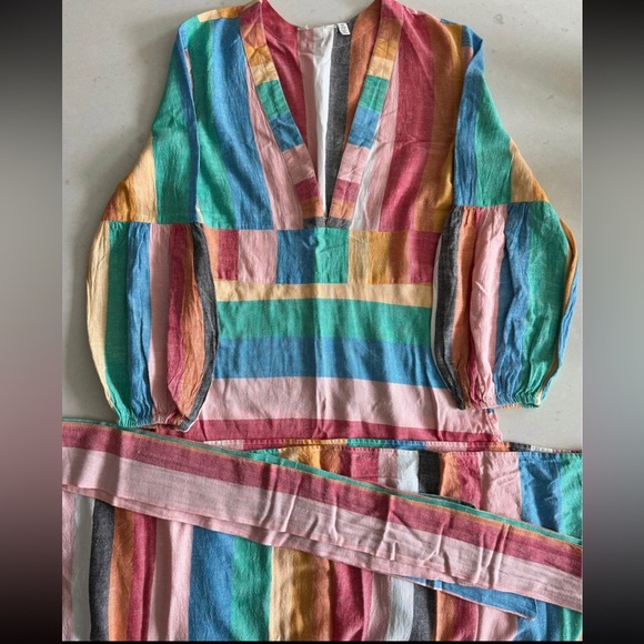 Billabong Blue and Pink Plunge Sundress - Picture 3 of 8